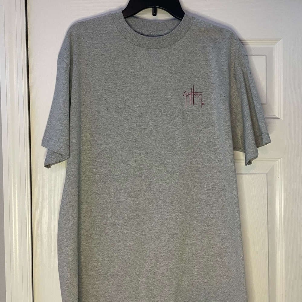 GREY / RED GUY HARVEY T SHIRT SIZE LARGE